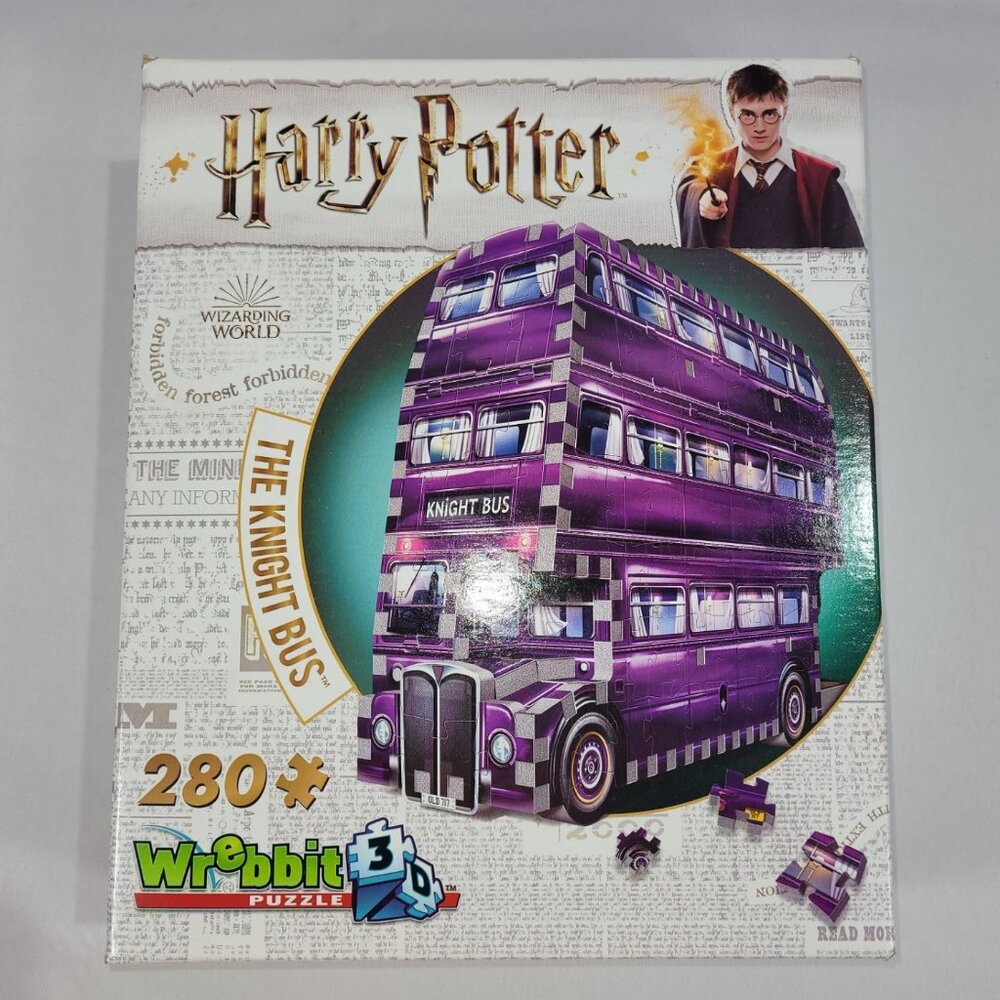 Wrebbit 3D Puzzle Wizarding World Harry Potter Knight Bus NEW